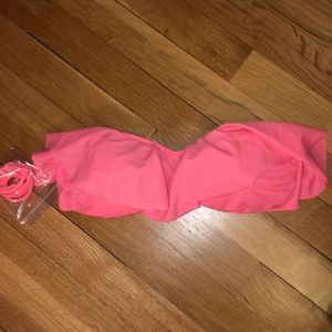VS Coral Ruffle Bikini Top